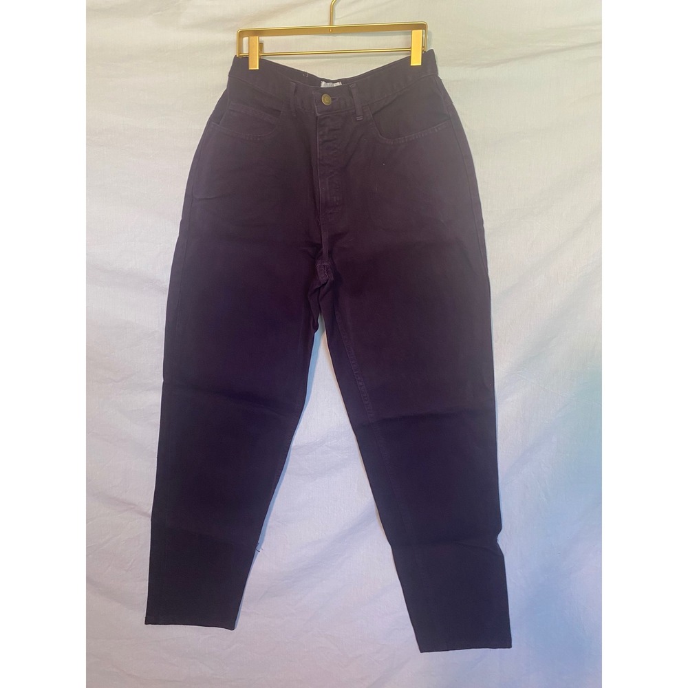 The London Jean Vintage High Waisted Tapered Purple Denim Mom Jeans Womens 10